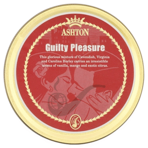 Lata de tabaco para pipa Ashton Guilty Pleasure 50 gramos mezcla aromática con Virginia, Cavendish y Burley